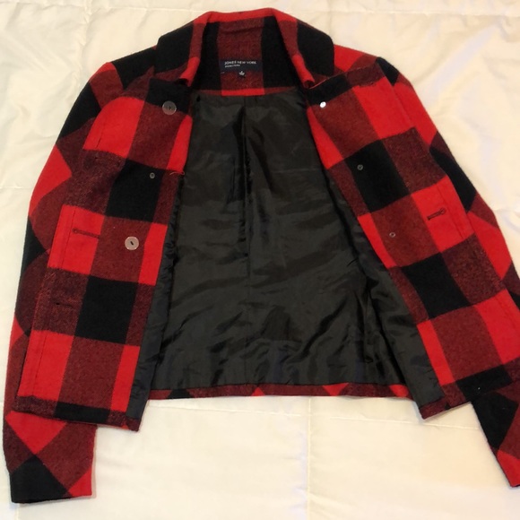 Jones New York Size 4 Plaid Blazer - Picture 3 of 7